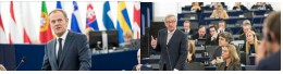 Andrzej Grzyb w pierwszej debacie Donalda Tuska w PE o 300-miliardowym planie inwestycyjnym Junckera