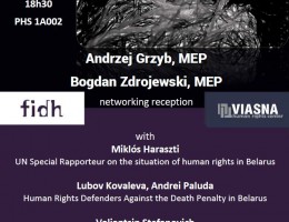 Zjednoczeni przeciwko karze śmierci na Białorusi – debata w Parlamencie Europejskim