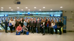 Wielkopolska młodzież z wizytą w Parlamencie Europejskim