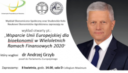 Wsparcie Unii Europejskiej dla bioekonomii w Wieloletnich Ramach Finansowych 2020