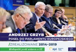 dr Andrzej Grzyb o tym co zrealizowane w Parlamencie Europejskim 2014-2019