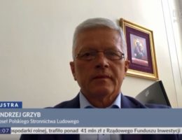 “Okres 2 lat powinien być zwolniony z obciążeń podatkowych.” Poseł Andrzej Grzyb w audycji „Lustra” TVP3 Poznań 14.06.2021r.